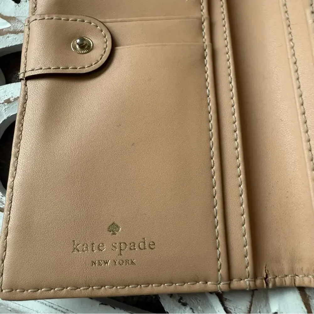 Kate Spade Black Leather Wallet Card Holder